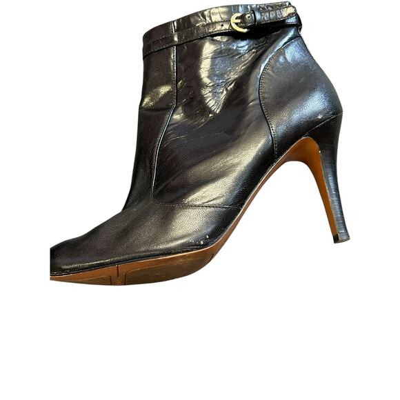 Nine West Mainstay Ankle Booties – Women’s 8M. Black leather stiletto heels - Picture 8 of 11